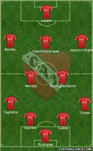 Independiente Formation 2016