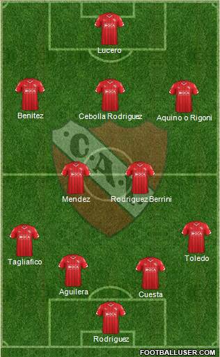 Independiente Formation 2016