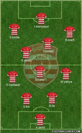 Club Africain Tunis Formation 2016