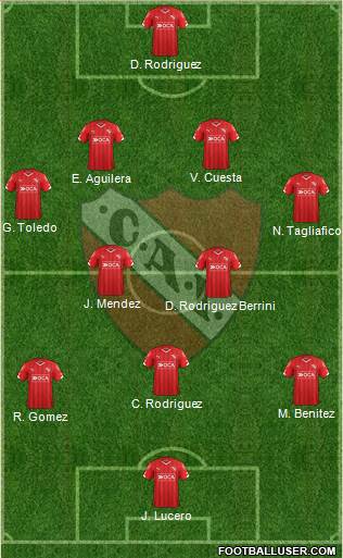 Independiente Formation 2016
