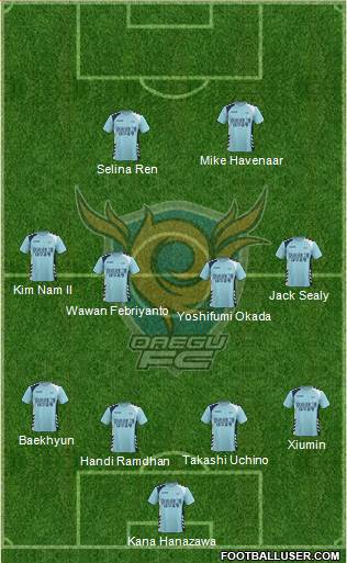 Daegu FC Formation 2016