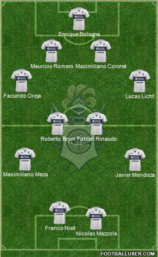 Gimnasia y Esgrima de La Plata Formation 2016