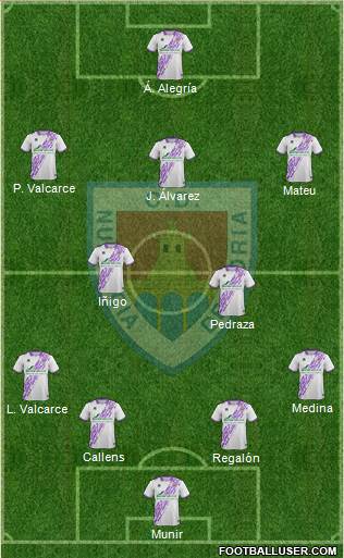 C.D. Numancia S.A.D. Formation 2016