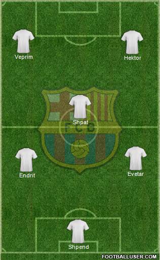 F.C. Barcelona Formation 2016