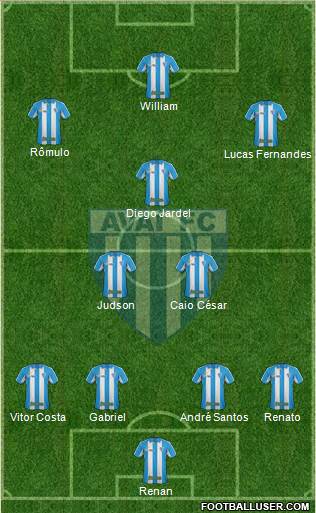 Avaí FC Formation 2016