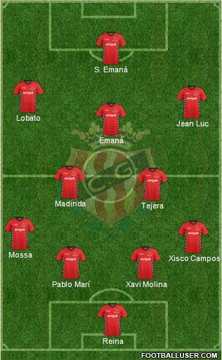 C. Gimnàstic Tarragona S.A.D. Formation 2016