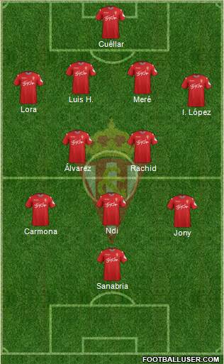 Real Sporting S.A.D. Formation 2016