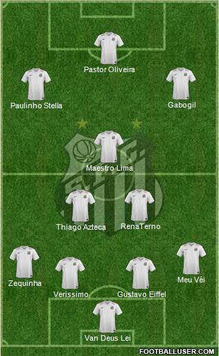 Santos FC Formation 2016