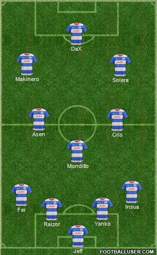 Queens Park Rangers Formation 2016
