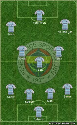 Fenerbahçe SK Formation 2016