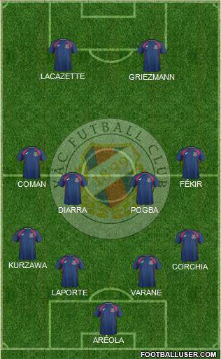 Vác-Újbuda-Lágymányos TC Formation 2016