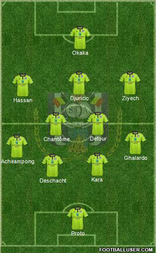 RSC Anderlecht Formation 2016