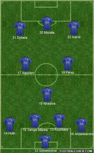 Leicester City Formation 2016