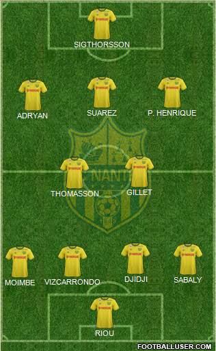 FC Nantes Formation 2016