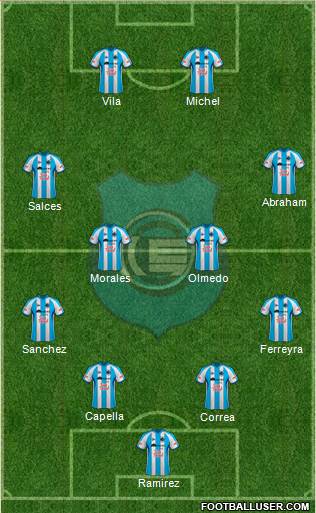 Gimnasia y Esgrima de Jujuy Formation 2016