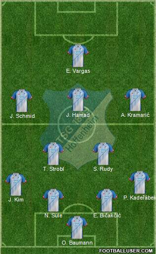 TSG 1899 Hoffenheim Formation 2016