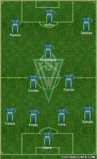 CD Santiago Wanderers S.A.D.P. Formation 2016