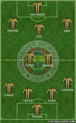Fenerbahçe SK Formation 2016