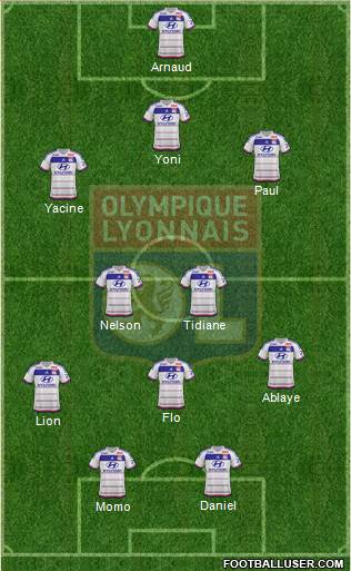 Olympique Lyonnais Formation 2016