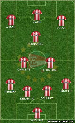 Estudiantes de La Plata Formation 2016