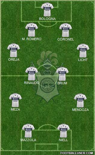 Gimnasia y Esgrima de La Plata Formation 2016