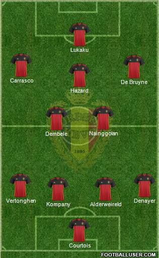 Belgium Formation 2016