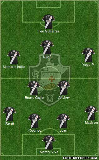 CR Vasco da Gama Formation 2016