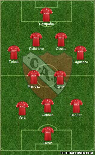 Independiente Formation 2016