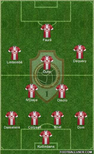 R Antwerp FC Formation 2016