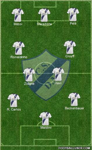 Deportivo Merlo football formation