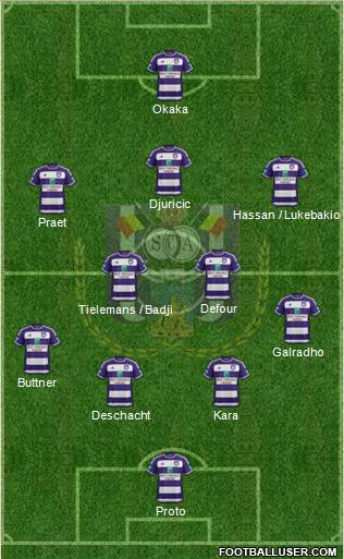 RSC Anderlecht Formation 2016