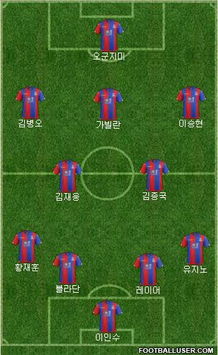 Crystal Palace Formation 2016