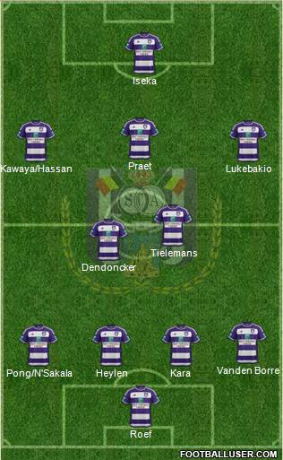 RSC Anderlecht Formation 2016