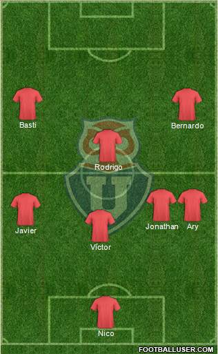 CF Universidad de Chile Formation 2016