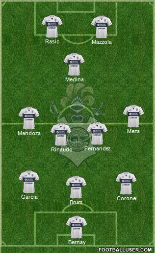 Gimnasia y Esgrima de La Plata Formation 2016