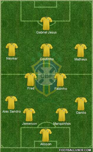 Brazil Formation 2016