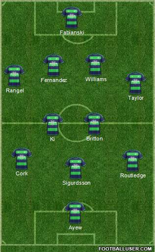 Swansea City Formation 2016