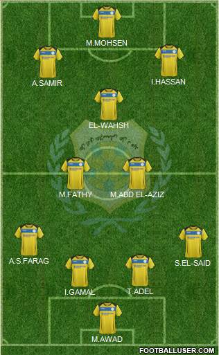 Ismaily Sporting Club Formation 2016