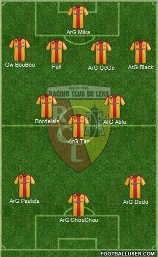 Racing Club de Lens Formation 2016