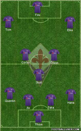 Fiorentina Formation 2016