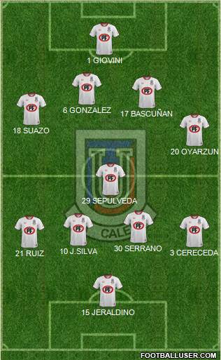 CD Unión La Calera S.A.D.P. Formation 2016