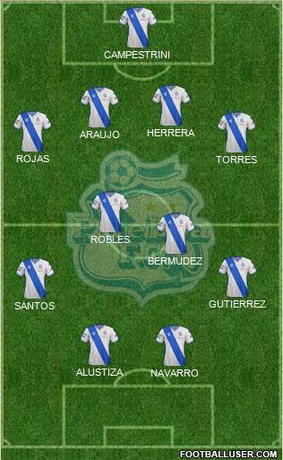 Club Puebla de la Franja Formation 2016