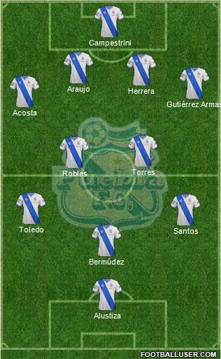 Club Puebla de la Franja Formation 2016