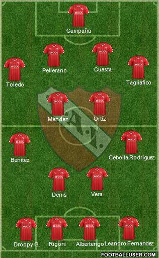 Independiente Formation 2016