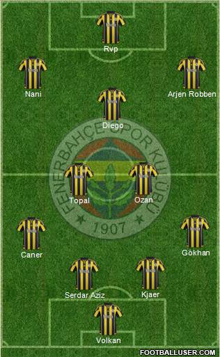 Fenerbahçe SK Formation 2016
