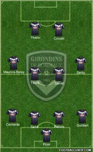 FC Girondins de Bordeaux Formation 2016