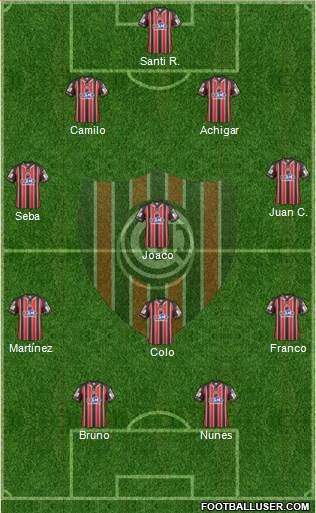 Chacarita Juniors Formation 2016