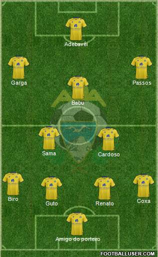 A.D. Alcorcón Formation 2016