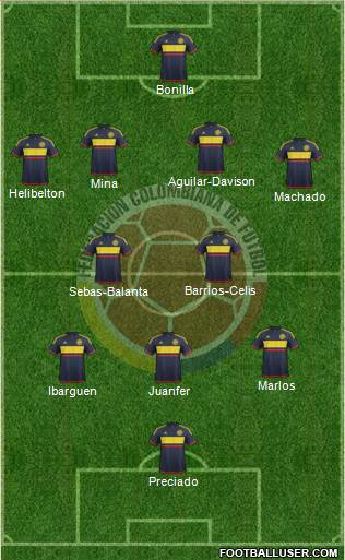 Colombia Formation 2016