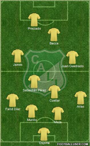 AC Deportivo Cali Formation 2016